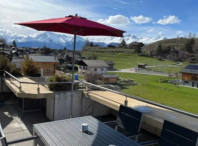 Au Village De Nax, Ravissant 2 Pieces Et Demi Avec Terrasse * Nax